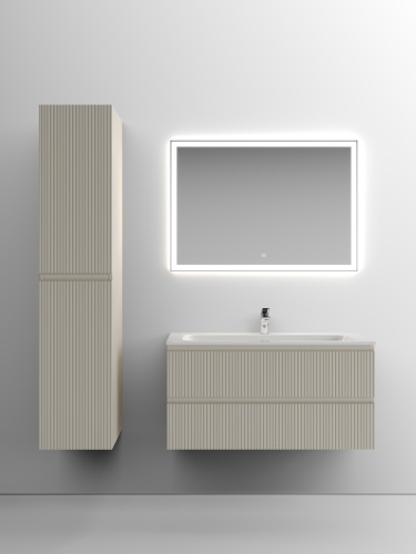 Тумба под раковину Sancos SNOB T SNT100CE 100х45х50 подвесная цвет бежевый - фото 2